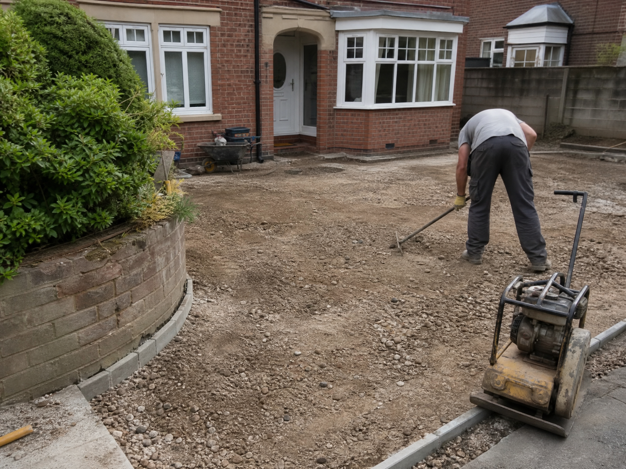 Property context showing the area relevant to resin driveway cost in kettering (2026) at a British home