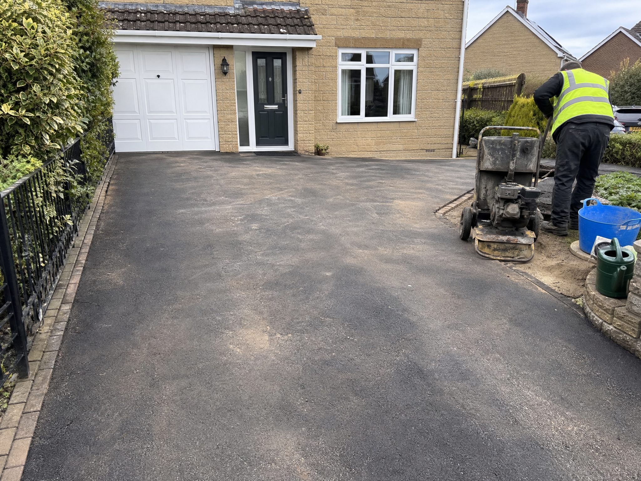 Property context showing the area relevant to resin over tarmac cost in kettering (2026) at a British home